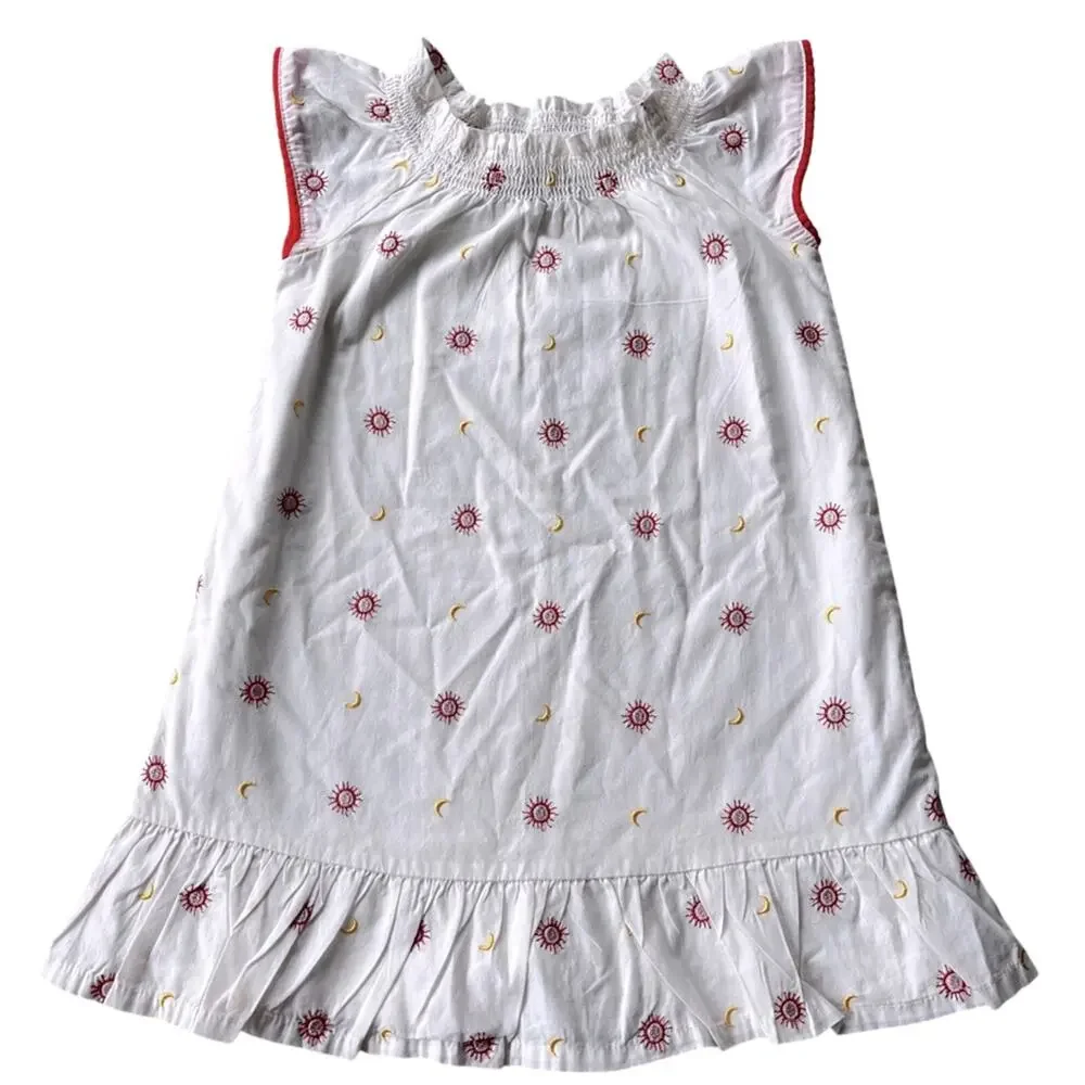 Osh Kosh Girls 2T Boho Dress Sun and Moon Embroidered Toddler Dress